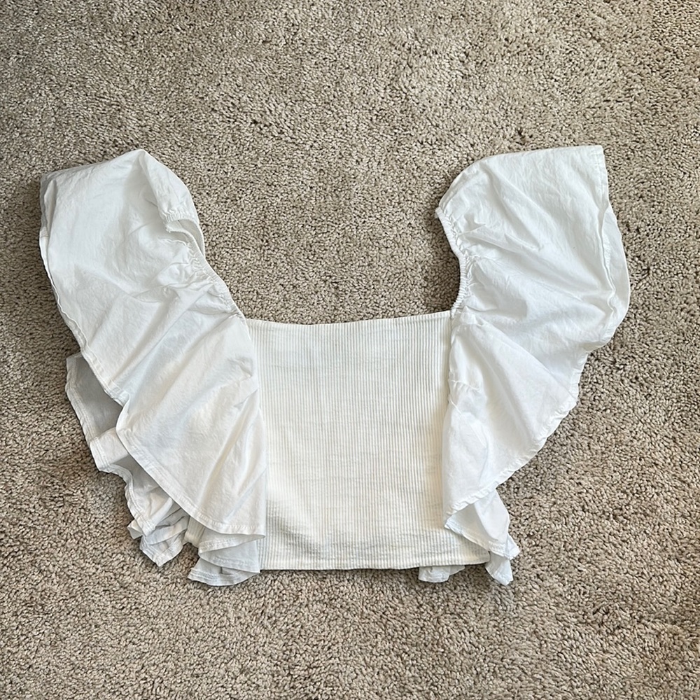Zara White Top